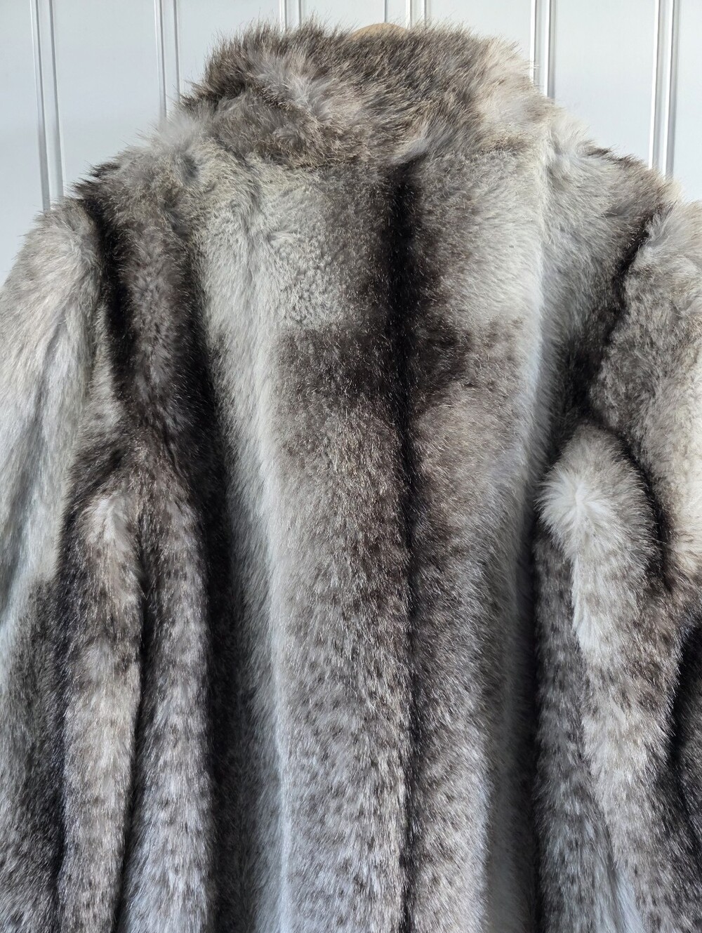 Vintage Sears Tissavel France Faux Fur Plush Long Winter Coat - Picture 7 of 12